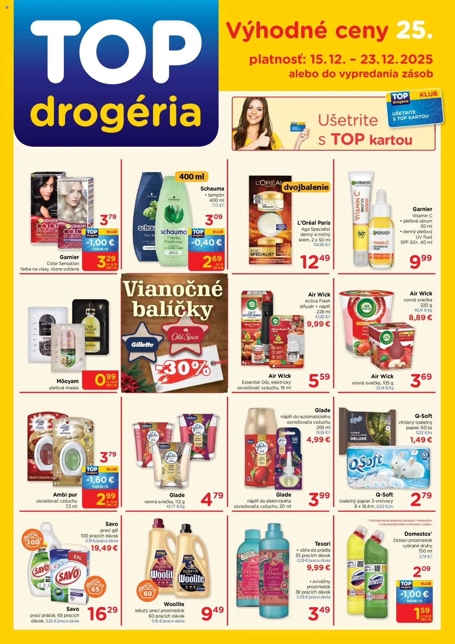 Náhľad TOP Drogéria letáku platného od 15.12.2025