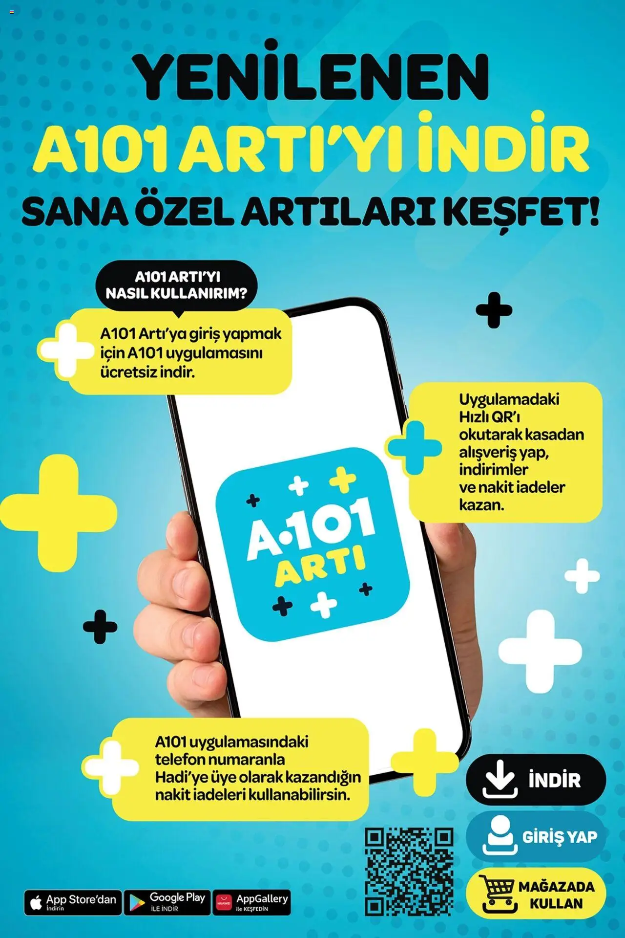 A101 Artı (18 Temmuz 2025) - Broşür bu hafta - Sayfa numarası 1 - Telefon
