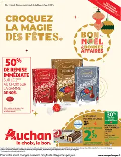 Voorbeeld van Croquez la magie des fêtes van winkel Auchan geldig vanaf 16/12/2025