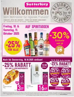 Vorschau der Angebote: Sutterlüty Flugblatt gültig ab 09.10.2025