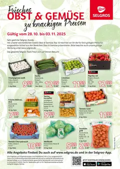 Vorschau von dem Prospekt des Geschäftes Selgros, gültig ab dem 28.10.2025