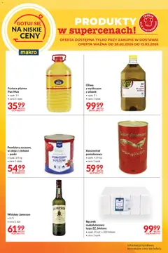 Pogląd gazetki "Makro gazetka - Gotuj się na niskie ceny w dostawie" ze sklepu Makro ważnej od 28.02.2026