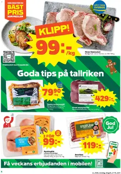 Förhandsgranska reklamblad Aktuella reklamblad Stora Coop från butik Stora Coop gäller från 24/11/2025 | Sida : 6