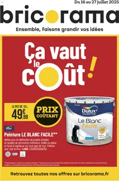 Prévisualisation de Catalogue du magasin Bricorama formulaire valide 16/07/2025