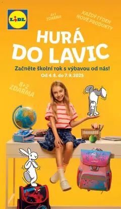 Náhled nabídky: Lidl Leták - Hurá do lavic platný od 04.08.2025