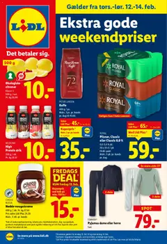 Eksempel på tilbudsavis Weekend tilbud fra butik Lidl gyldig fra 12/02/2026