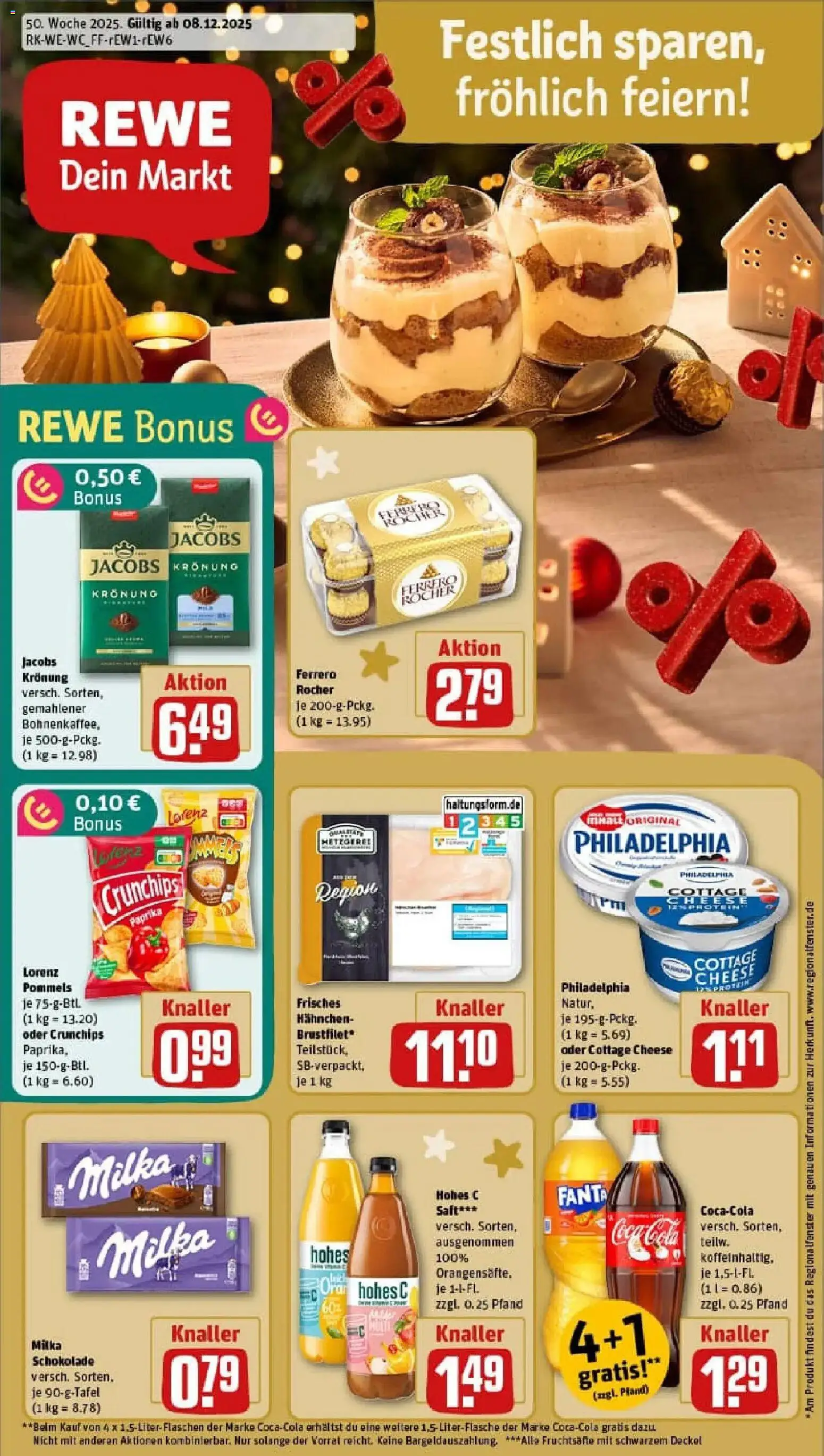 Vorschau von dem Prospekt des Geschäftes Rewe, gültig ab dem 07.12.2025