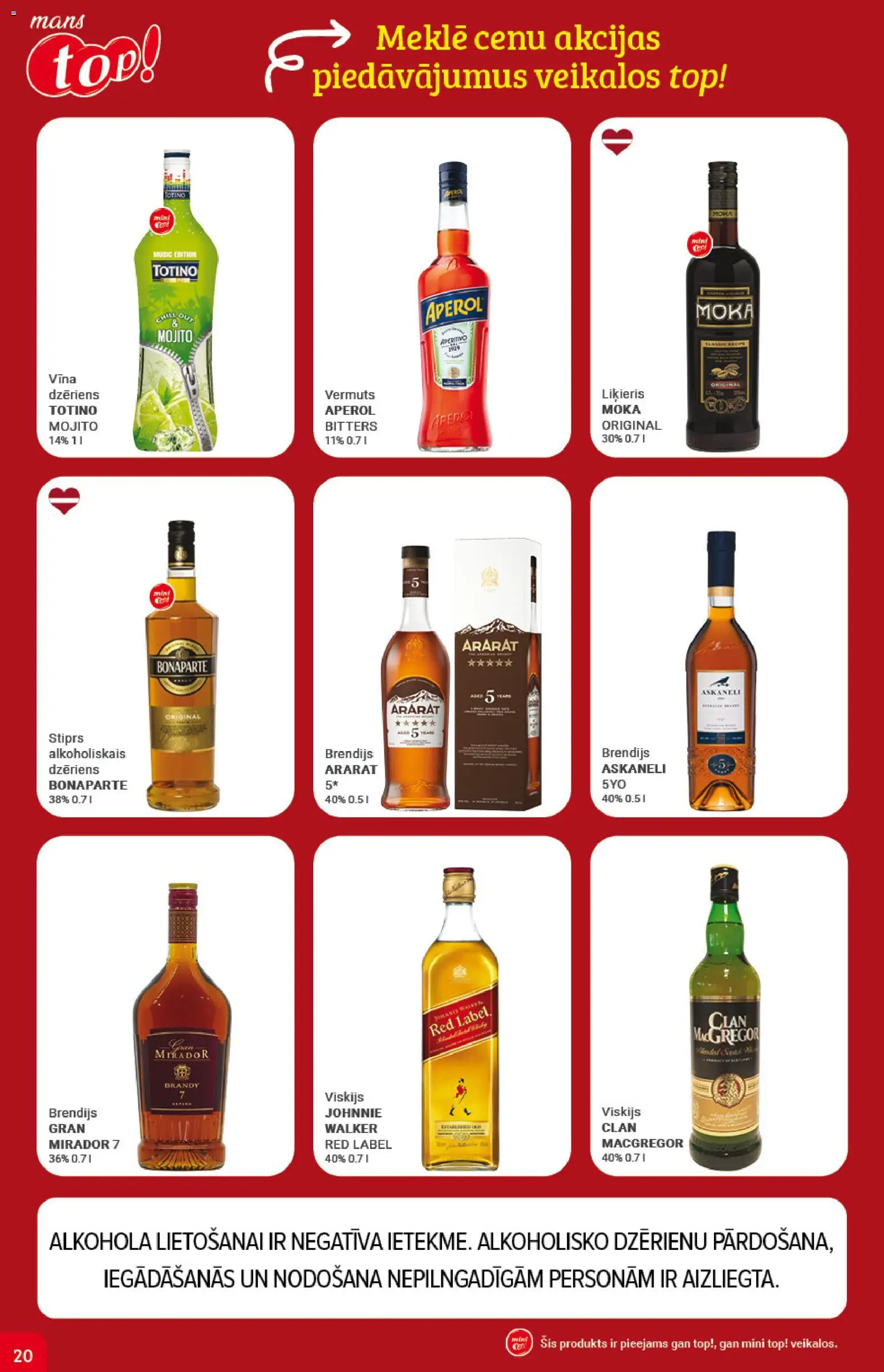 Skatīt Top! akciju bukletu, derīgs no 2026.01.07
