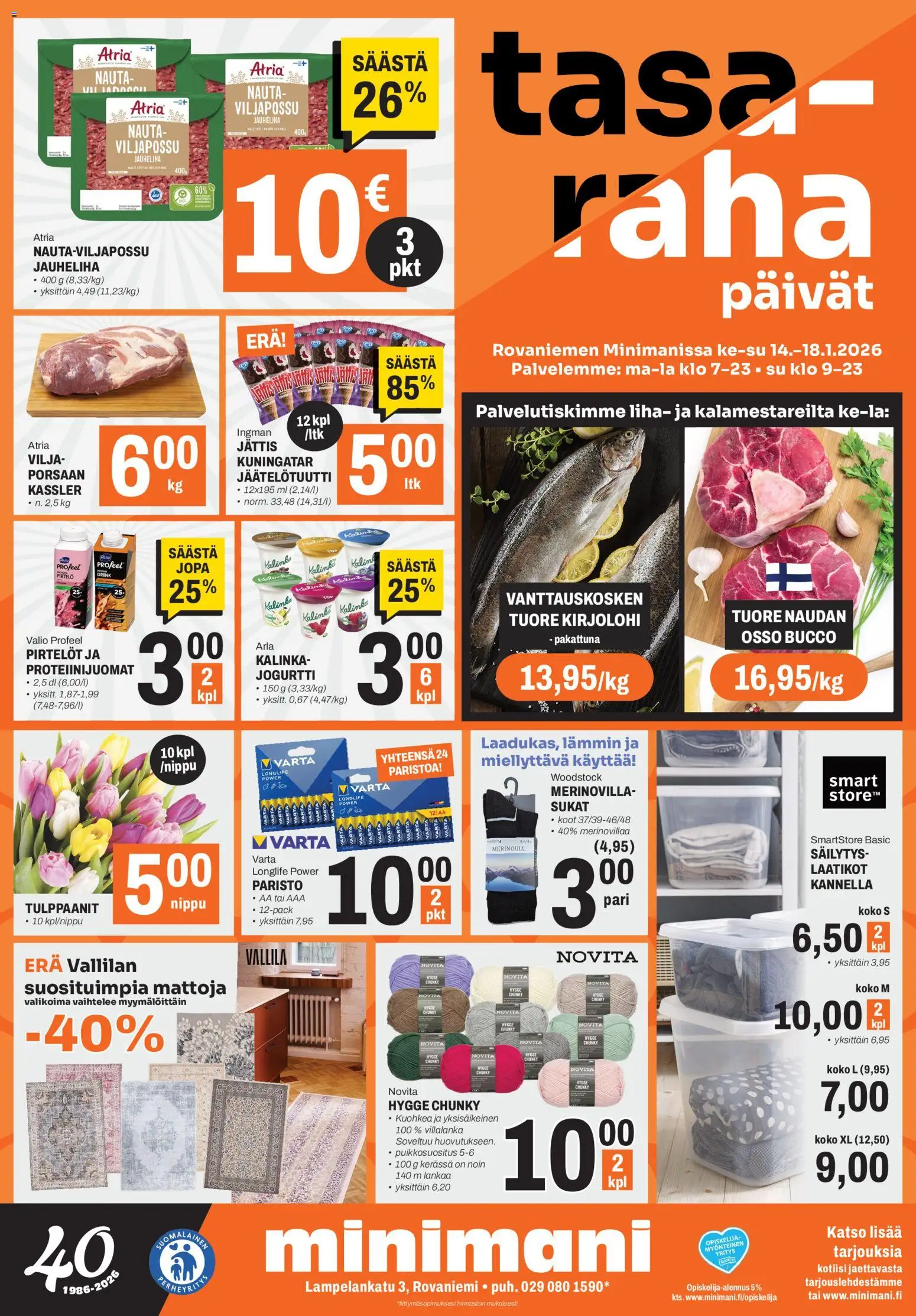 Kaupan Minimani Tarjoukset - Rovaniemi esikatselu, voimassa 14/01/2026
