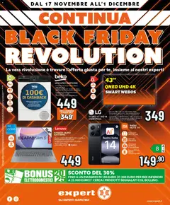 Anteprima dell'opuscolo Black Friday dal negozio Expert valido da 17/11/2025