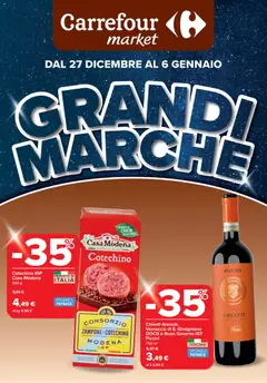 Anteprima dell'opuscolo Volantino Market - Grandi Marche - Milano dal negozio Carrefour valido da 27/12/2025