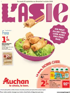 Prévisualisation de Prospectus du magasin Auchan formulaire valide 23/09/2025
