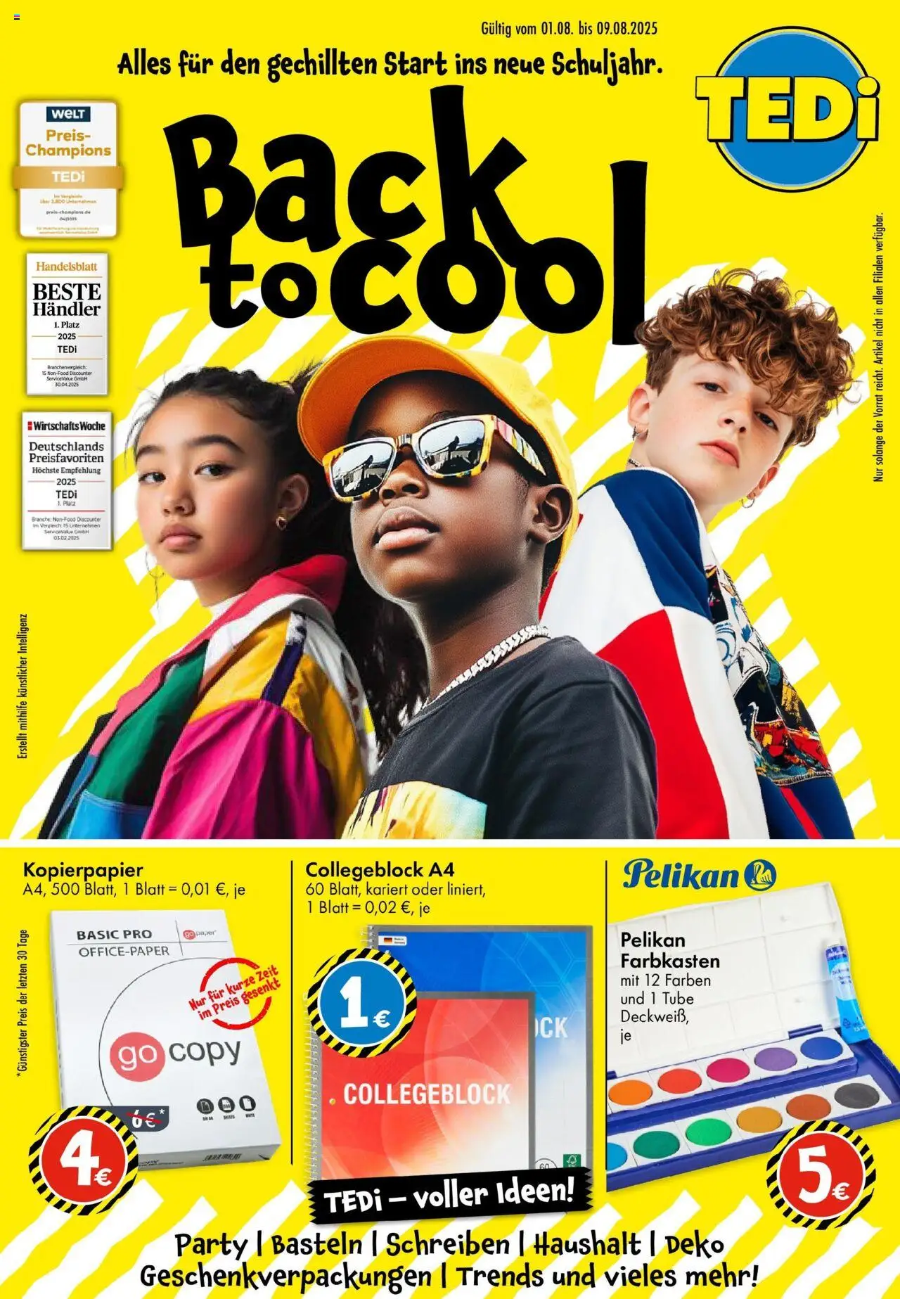 TEDi Prospekt Back to school (vom 01.08.2025 - 09.08.2025)