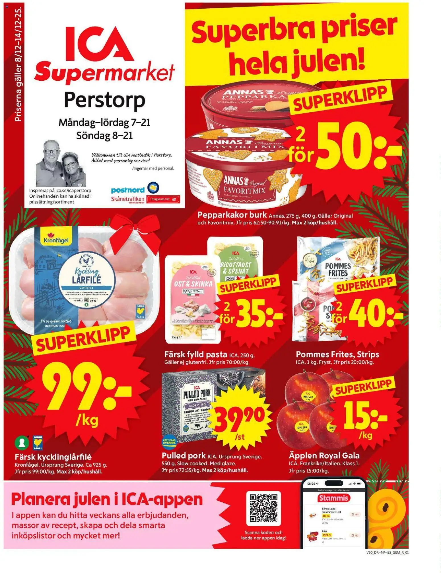 Förhandsgranska reklamblad Perstorp från butik ICA Supermarket gäller från 08/12/2025
