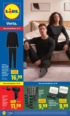 LIDL parduotuvės leidinio Leidinys - Ne maisto prekių pasiūlymai galiojančio nuo 2025.12.15 peržiūra