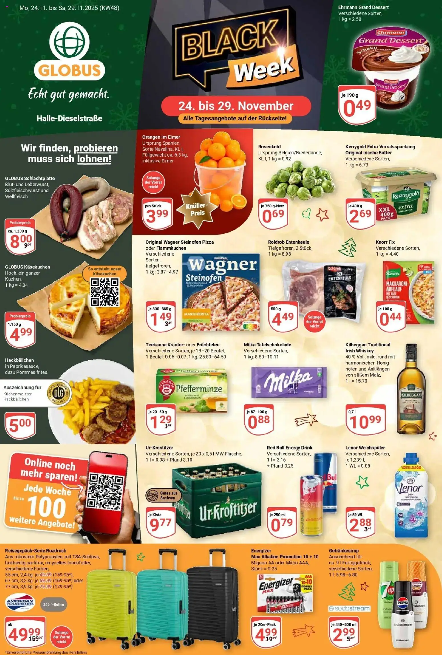 Vorschau von dem Prospekt des Geschäftes Globus, gültig ab dem 23.11.2025