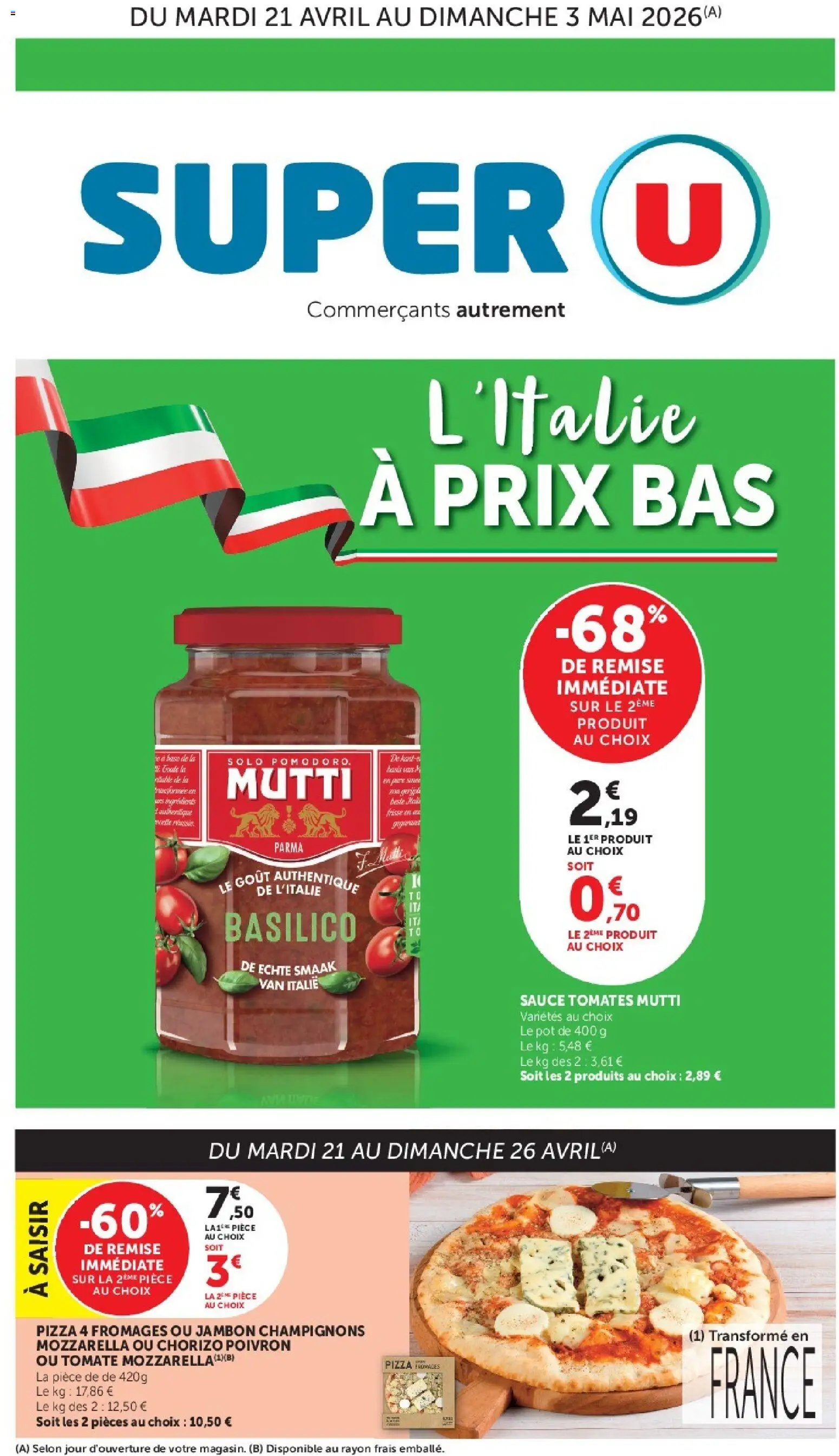 Prévisualisation de Super U catalogue du magasin Super U formulaire valide 21/04/2026