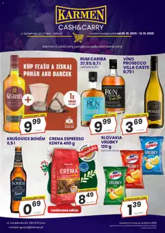 Náhľad KARMEN CBA letáku platného od 06.10.2025