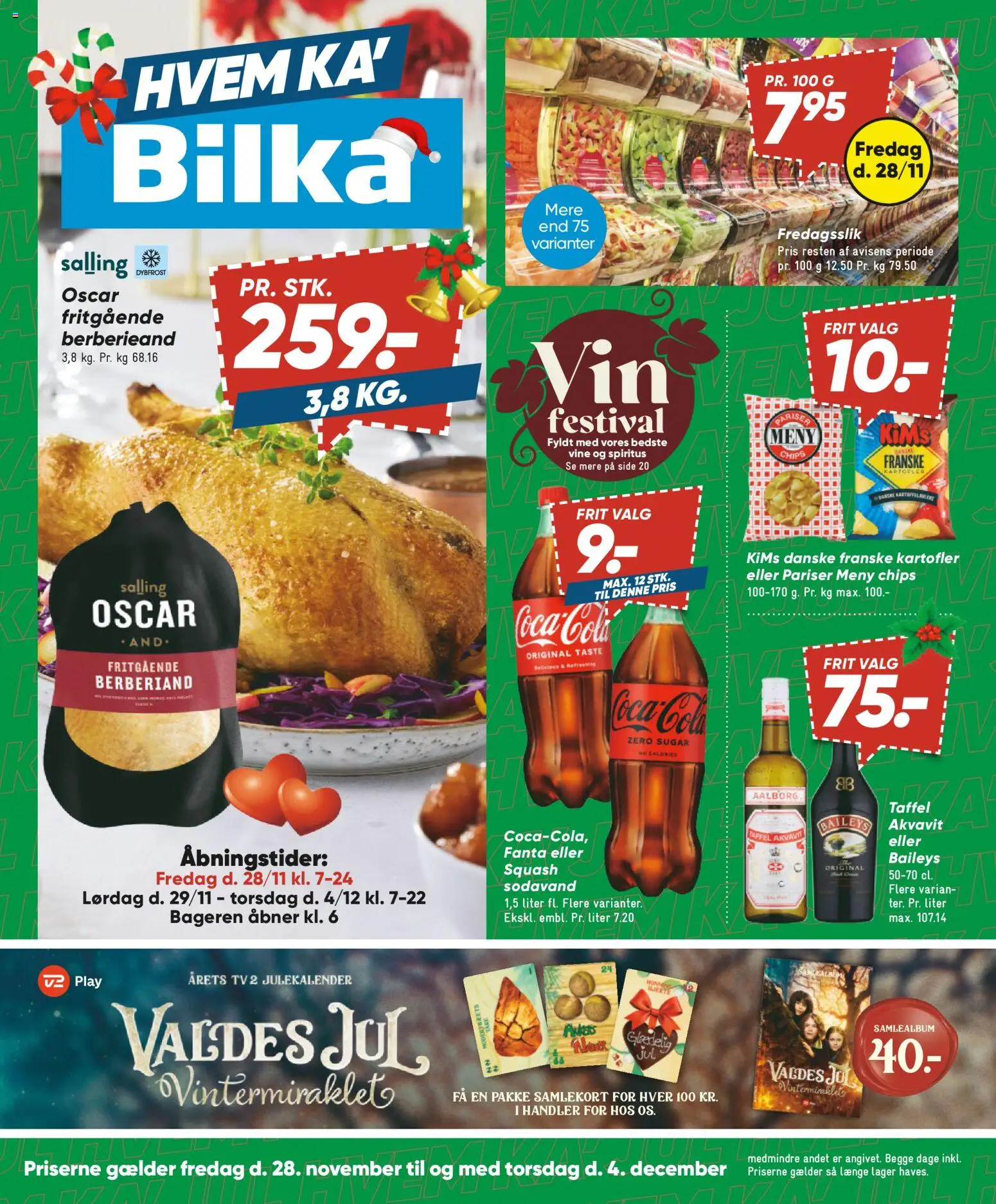 Eksempel på tilbudsavis Tilbudsavis fra butik Bilka gyldig fra 28/11/2025
