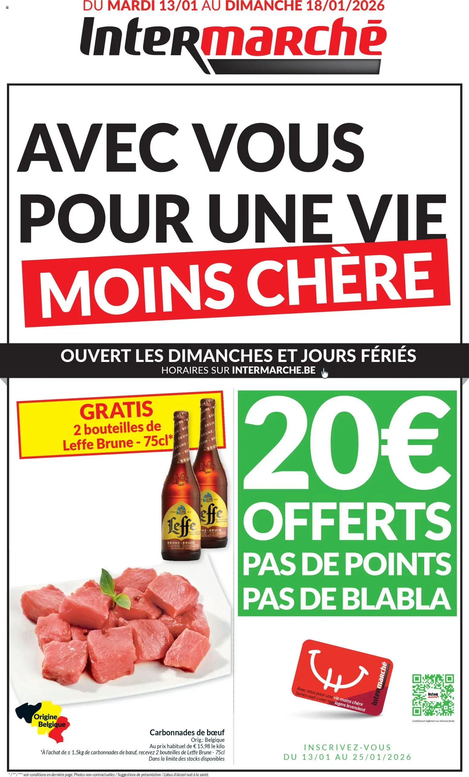 Voorbeeld van Folder de la semaine 3 van winkel Intermarché geldig vanaf 13/01/2026