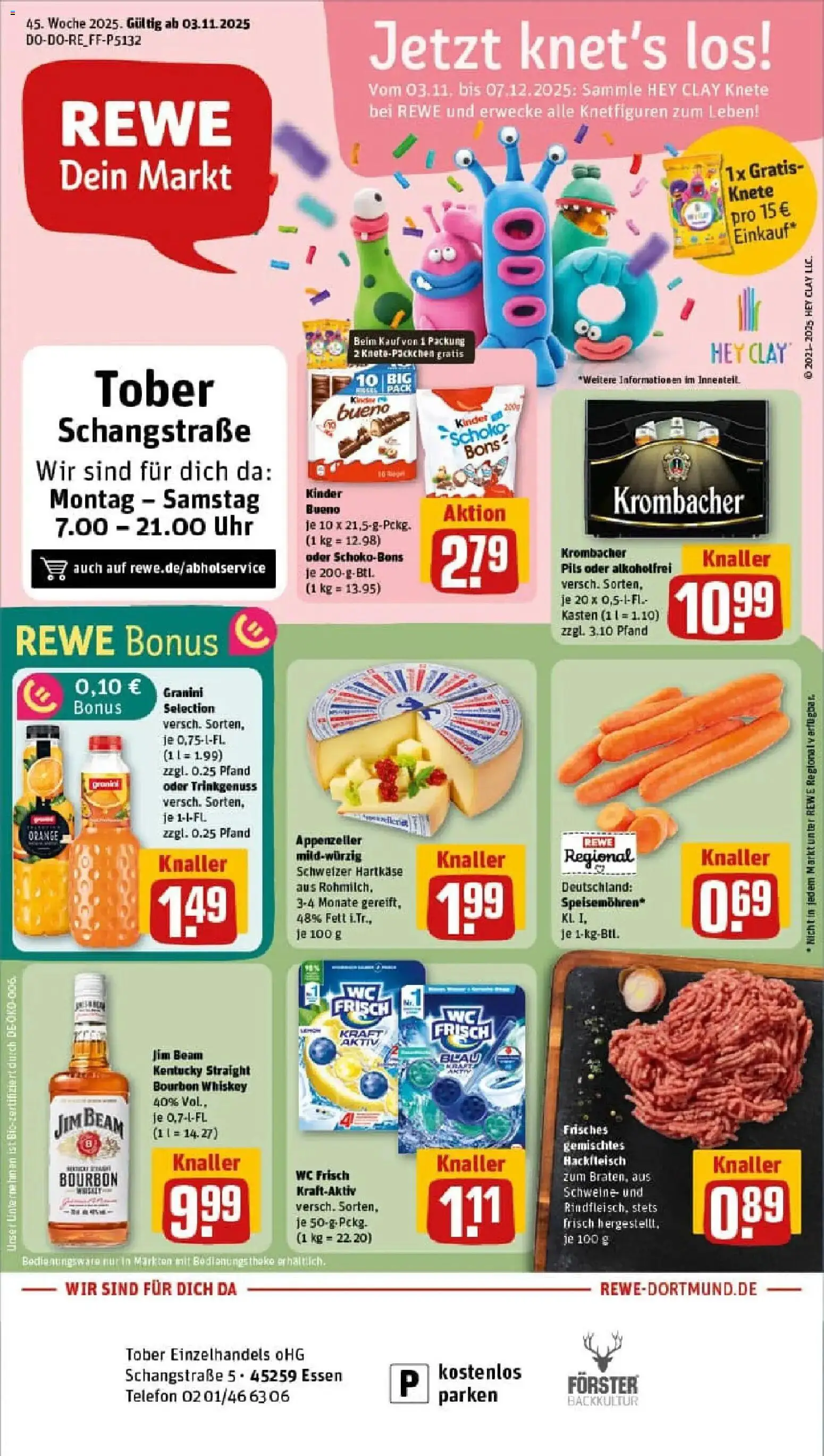 Vorschau von dem Prospekt des Geschäftes Rewe, gültig ab dem 03.11.2025