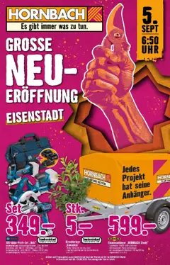 Vorschau der Angebote: Hornbach Flugblatt gültig ab 05.09.2025