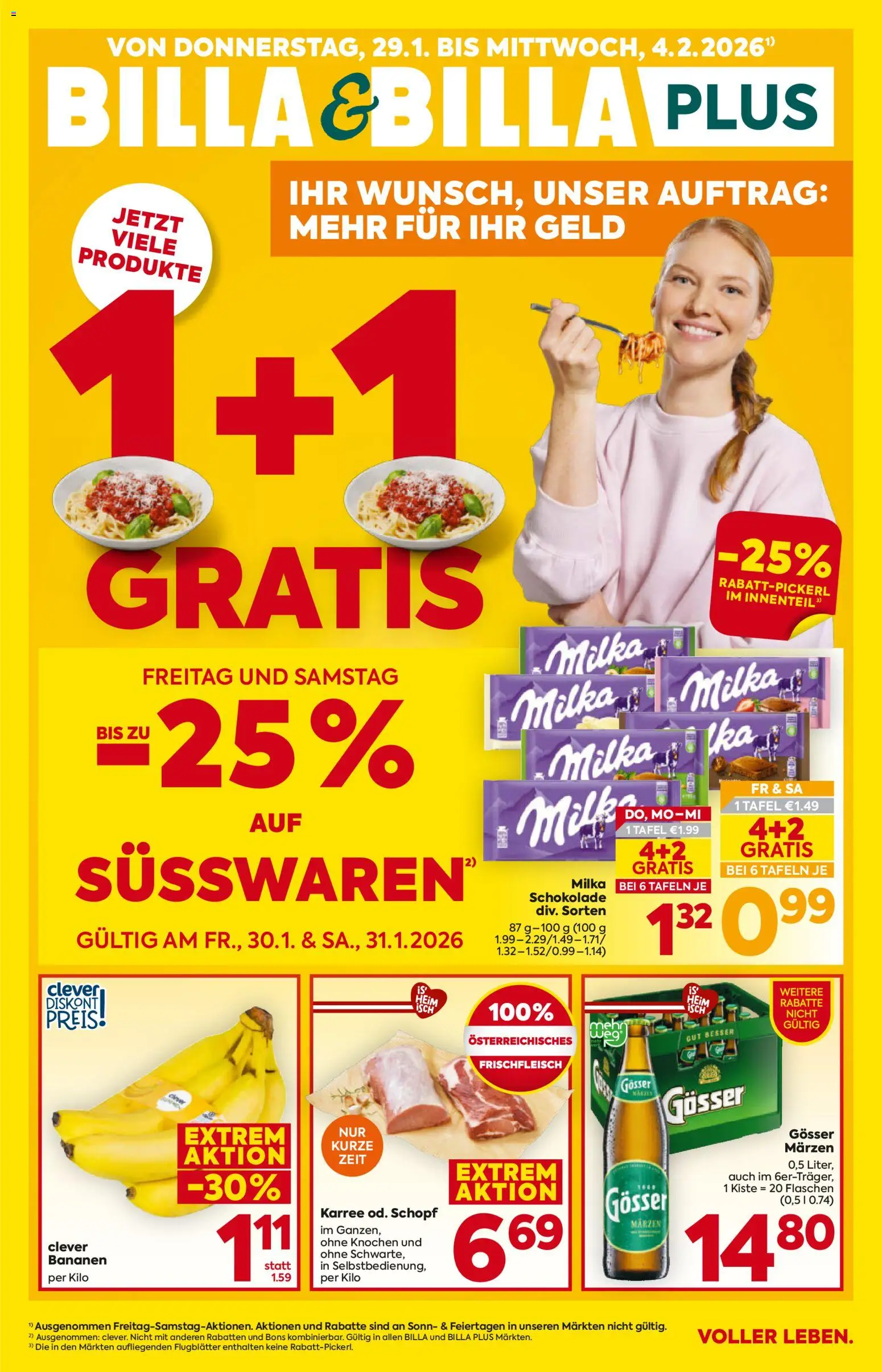 Vorschau der Angebote: Billa Kärnten gültig ab 29.01.2026