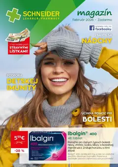Náhľad Schneider lekáreň letáku platného od 01.02.2026