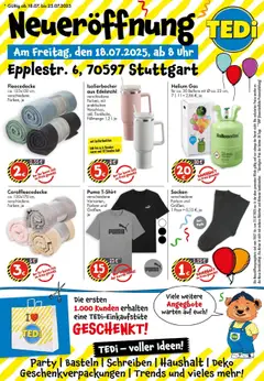 Vorschau von dem Prospekt des Geschäftes TEDi, gültig ab dem 18.07.2025