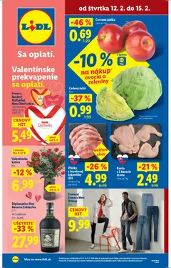 Náhľad Lidl letáku platného od 12.02.2026