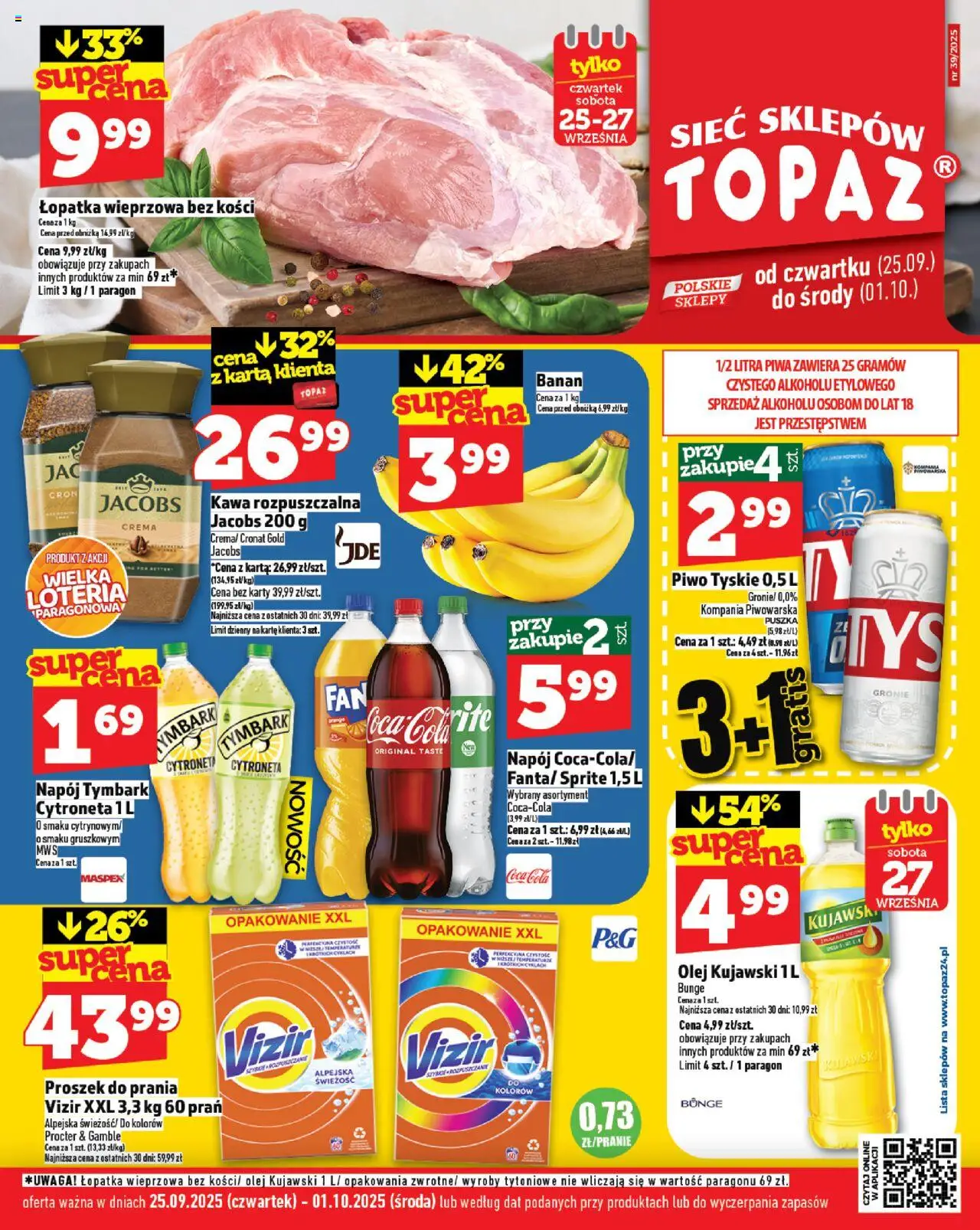Topaz Gazetka MAZ od 25.09.2025 - Nowa Gazetka - Numer strony 1