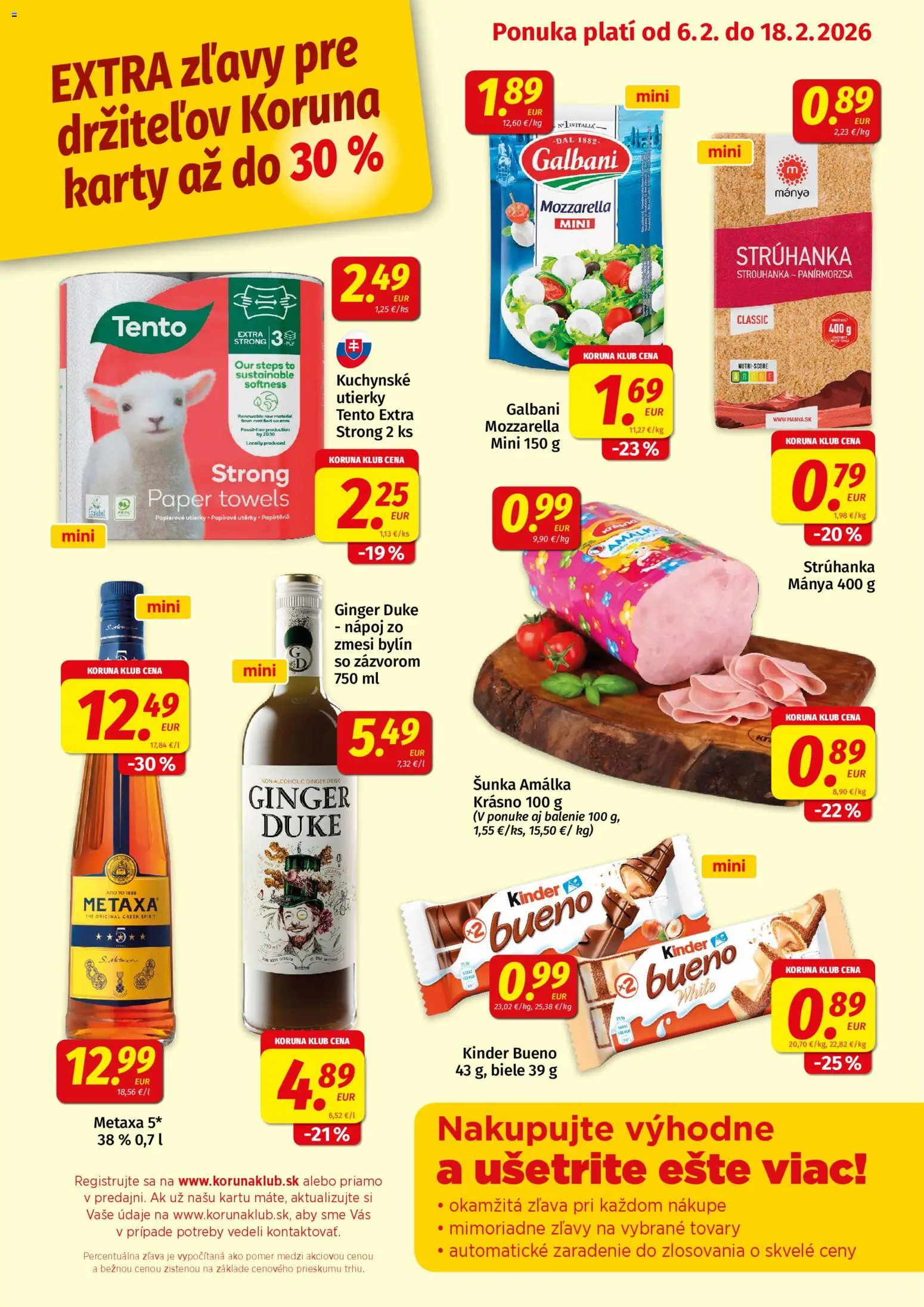 Náhľad Koruna letáku platného od 06.02.2026