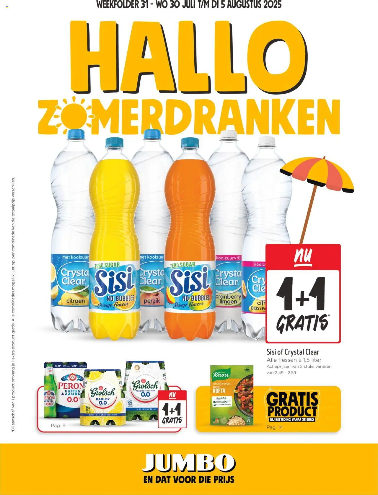 Jumbo shop Folder week 31 geldig vanaf 30-07-2025 - Paginanummer 1