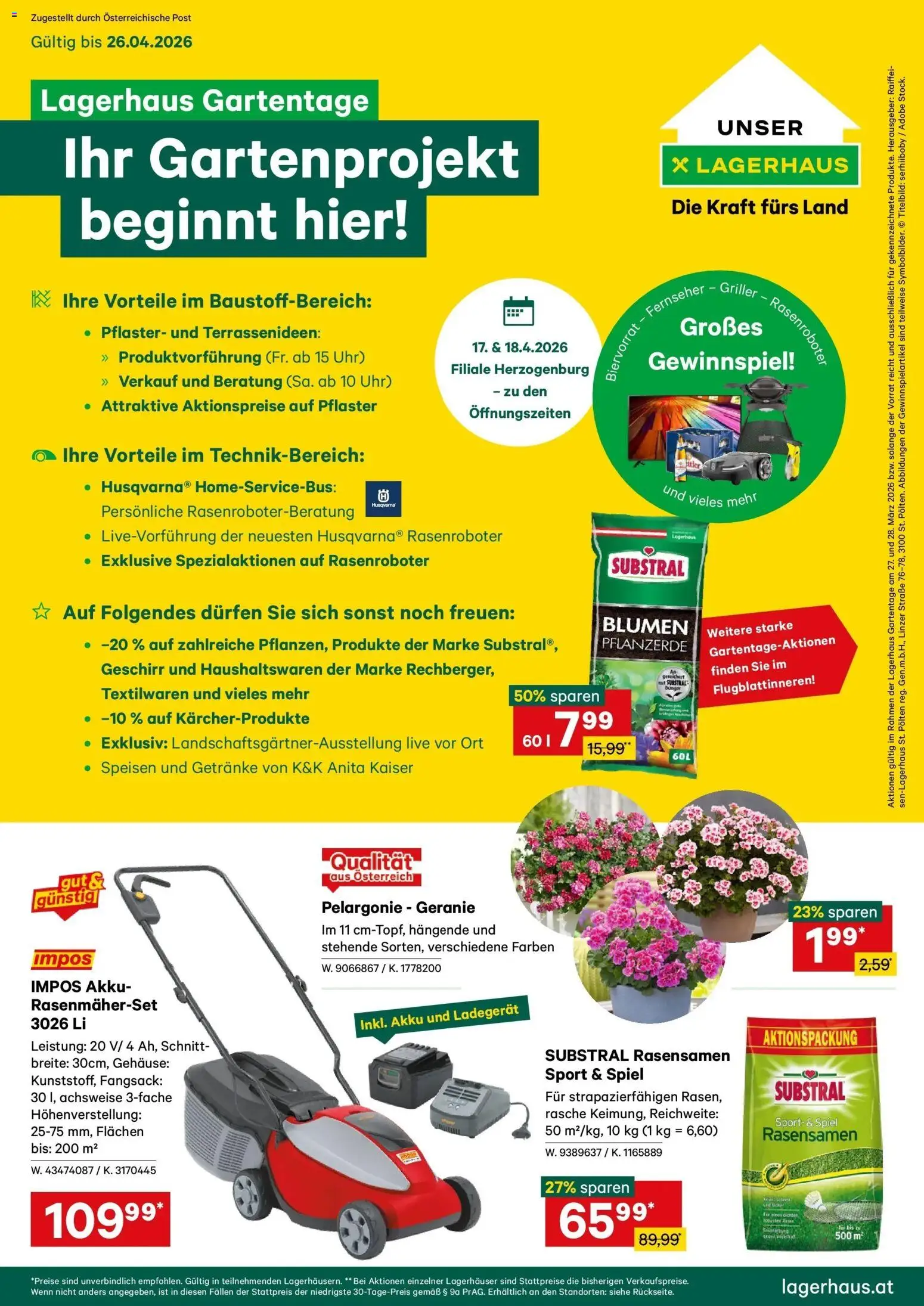 Vorschau der Angebote: Lagerhaus Lagerhaus Wochen Angebote gültig ab 08.04.2026