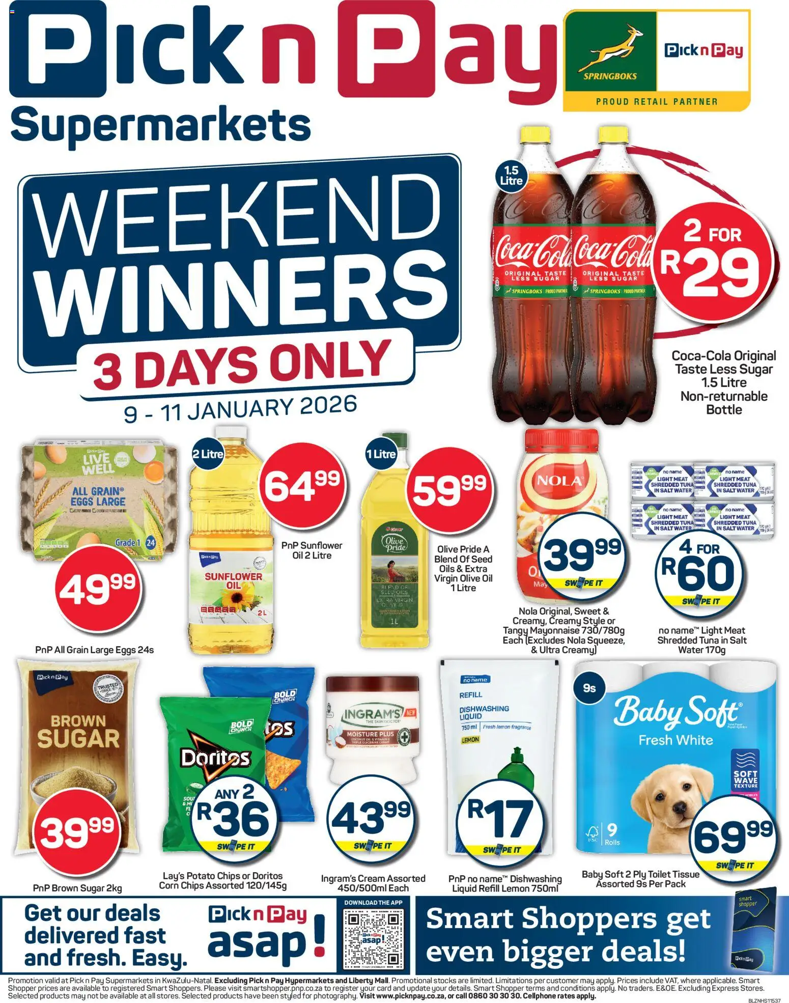 Preview of Pick n Pay flyer valid from 09/01/2026