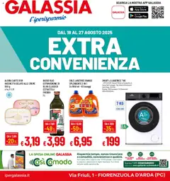 Anteprima dell'opuscolo Attuale volantino dal negozio Galassia valido da 18/08/2025