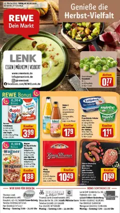 Vorschau von dem Prospekt des Geschäftes Rewe, gültig ab dem 19.10.2025