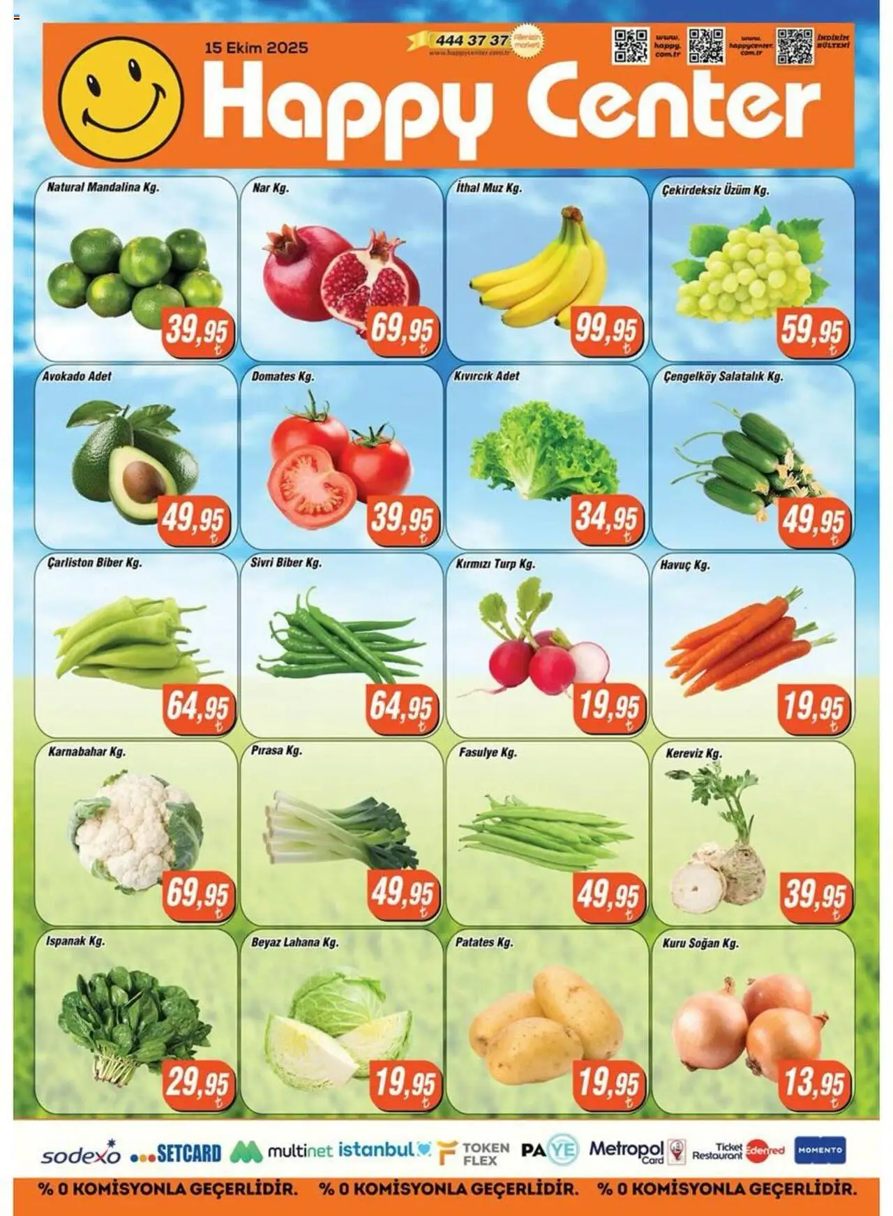 Happy Center Katalog 15 Ekim 2025 - Broşür, Indirim - Sayfa numarası 1