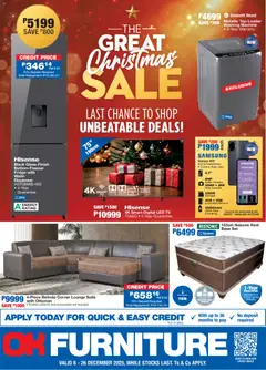 Preview of OK Furniture flyer valid from 08/12/2025