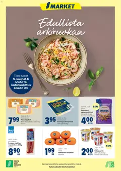 Kaupan S-market Tarjoukset - Edullista Arkiruokаa esikatselu, voimassa 04/08/2026