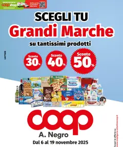 Anteprima dell'opuscolo Volantino Grandi marche - Genova, via Milano dal negozio COOP valido da 06/11/2025