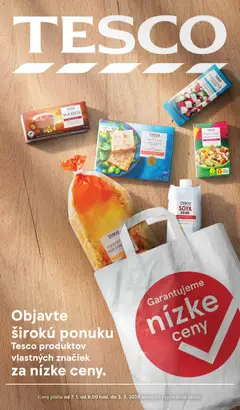 Náhľad Tesco letáku platného od 07.01.2026