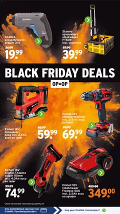 Voorbeeld van Black Friday van winkel GAMMA geldig vanaf 17-11-2025 | Pagina: 24