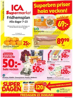 Förhandsgranska reklamblad Stockholm från butik ICA Supermarket gäller från 19/01/2026