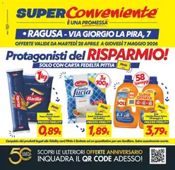 Anteprima dell'opuscolo SuperConveniente volantino Ragusa dal negozio SuperConveniente valido da 28/04/2026