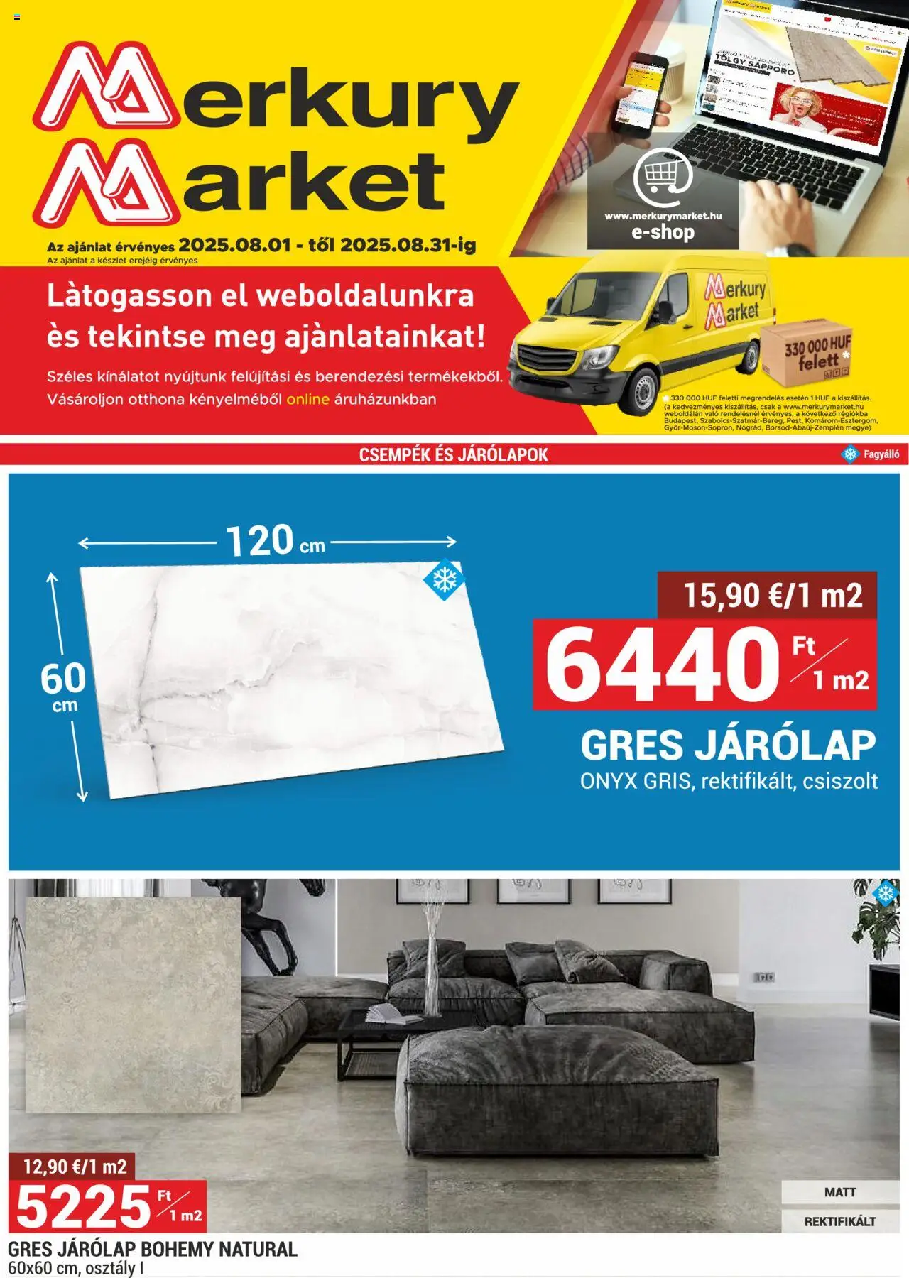 Merkury Market aktuális szórólap, érvényes 2025.08.01.-től - 1 oldal