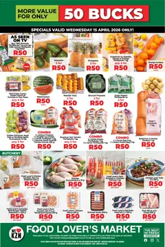 Preview of Food Lover's Market flyer valid from 15/04/2026