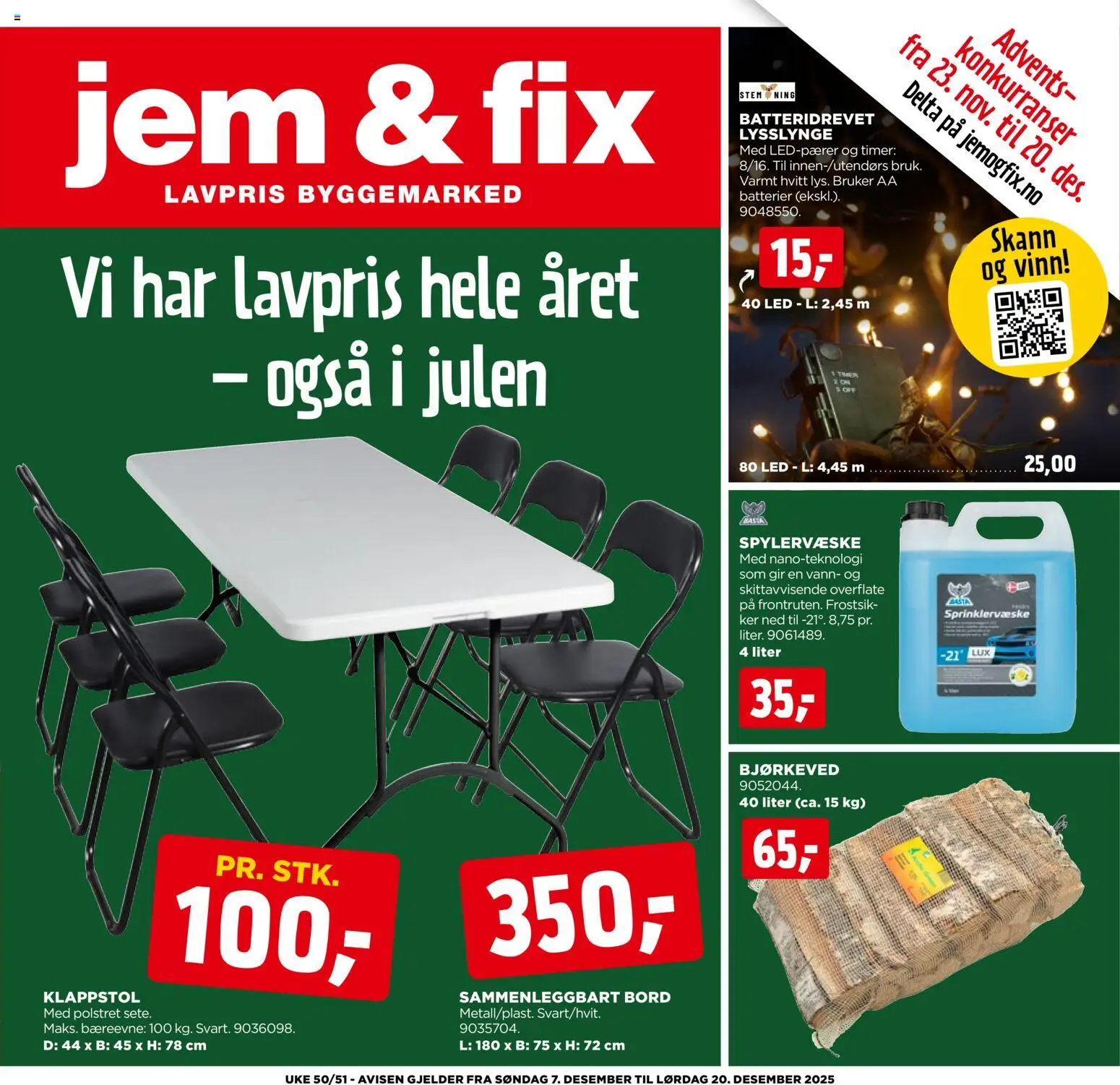 Forhåndsvis Kundeavis fra butikk Jem & Fix gyldig fra 06/12/2025