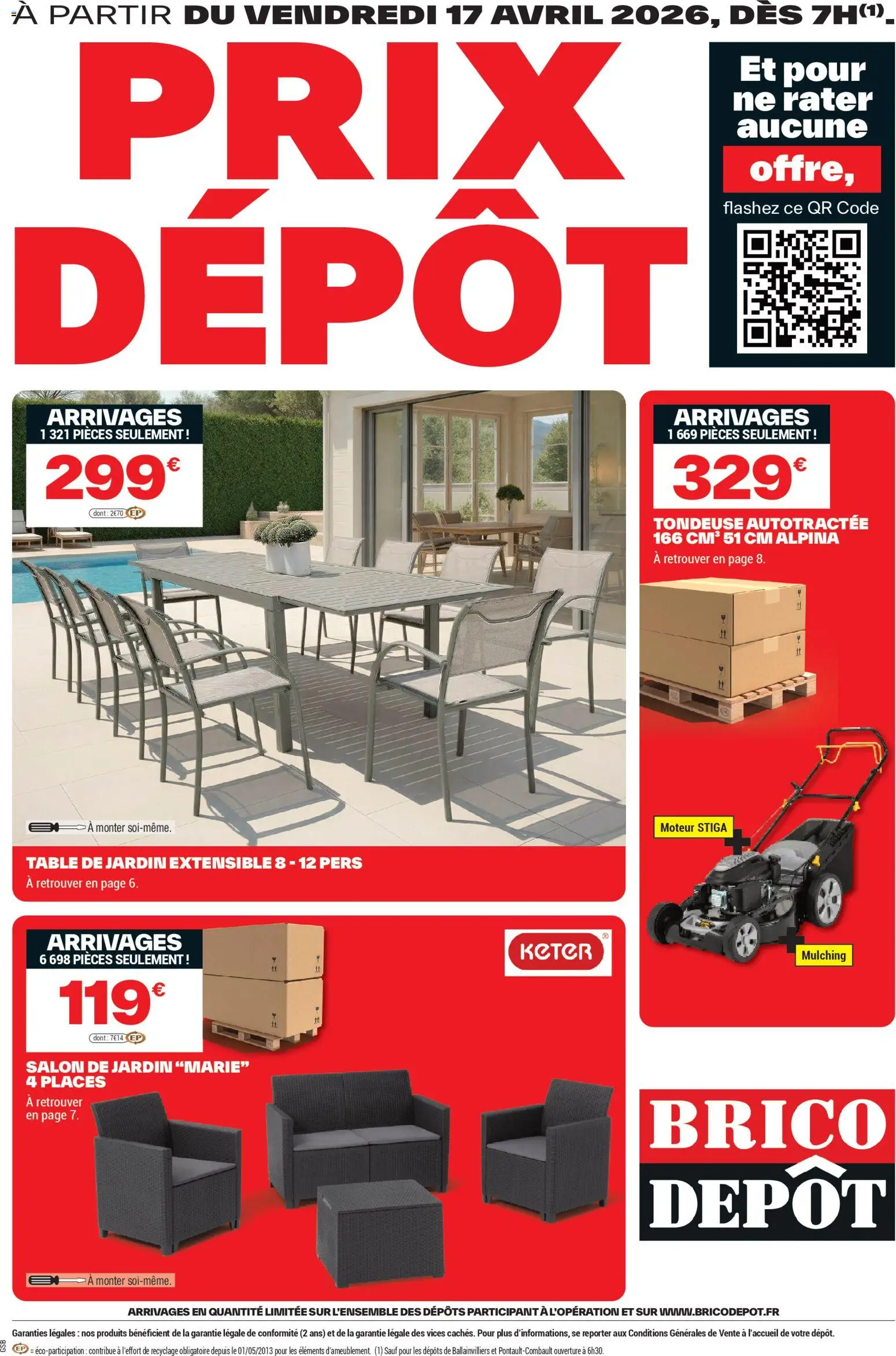 Prévisualisation de Brico Dépôt catalogue du magasin Brico Dépôt formulaire valide 17/04/2026
