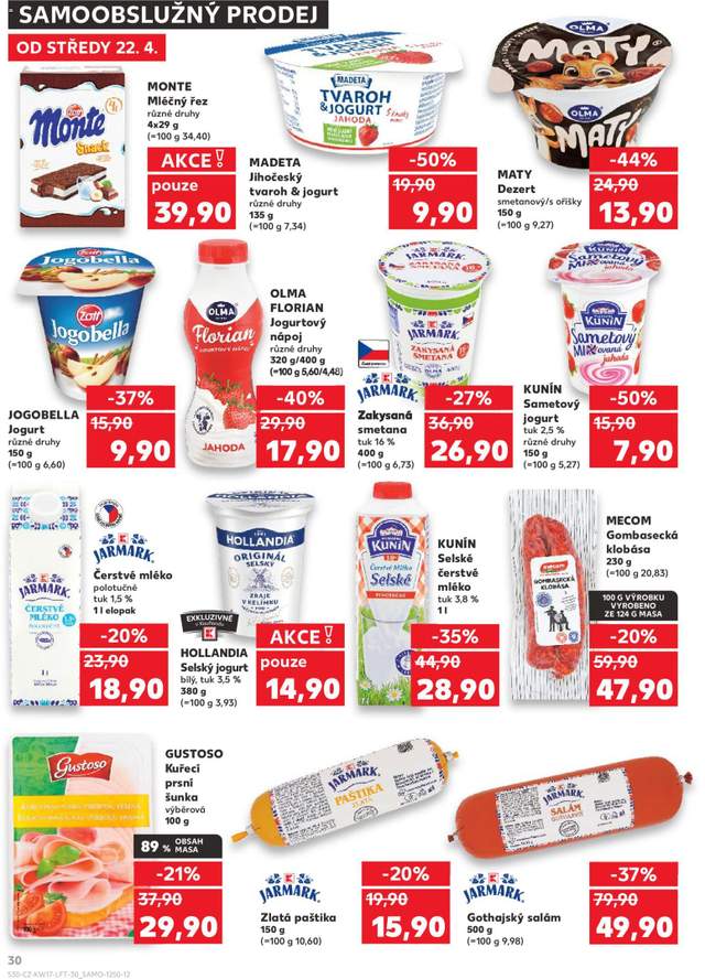 Nový Kaufland leták od 22.04.